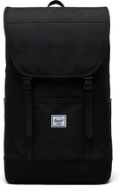 Herschel Retreat Pro Black - Een geüpdate versie van onze klassieker 'Retreat' - Verfijnd met gerecycleerde stof en interne technische sleeves.  - Zwart - 22 Liter