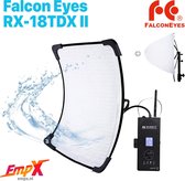 Falcon Eyes Paneel RX-18TDX II -  ROLLFLEX Led 45 X 60 Cm Zwart/wit 12-delig - IPX8 - Waterdicht - 9 Scene Effect Mode - Studiolampen - 2.4GHz Remote Control