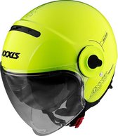 Helm Axxis Raven Solid Fluor Geel XS