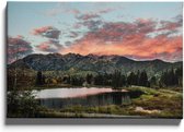 Walljar - Telluride Mountain - Muurdecoratie - Canvas schilderij