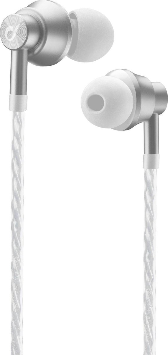 Cellularline Rhino Headset In-ear 3,5mm-connector Zilver, Wit