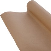 Benza cadeaupapier pakpapier inpakpapier - Bruin - 70 cm x 5 meter per rol - 2 rollen