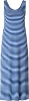 ES&SY Uvi Maxi-Jurk - White/Steel Blue - maat 38