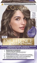 L'Oréal Paris Excellence Cool creme 7.11 Ultra Cool Middenblond - Haarverf.