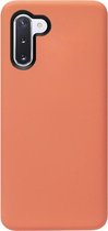 - ADEL Premium Siliconen Back Cover Softcase Hoesje Geschikt voor Samsung Galaxy Note 10 Plus - Oranje
