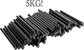 Lijmsticks - 250 stuks - 200mm x 12mm - 5KG - Lijmpatronen - Patronen - Lijm - Sticks - ZWART - VOORDEEL ACTIE!! - LIMITED EDITION !!