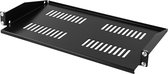 Alfaco 19-FH16, 19" legbord voor serverkast, 1U, 267mm diepte, Max. 8kg