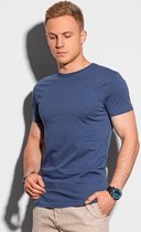 T-shirt - basic - heren - Blauw - S1370-11