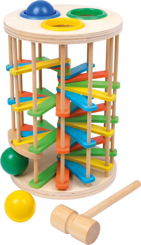 Houten hamerbank voor kinderen - ballen toren "Large" - Houten speelgoed  vanaf 2 jaar | bol.com