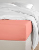 Luxury Bedding - hoeslaken- jersey- stretch-Lits-Jumeaux- 200x220+40cm- geschikt voor boxspring- rose