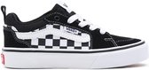 VANS YT Filmore (Checkerboard) Black/Whte -Maat 28