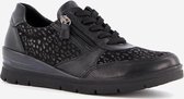 Natuform leren dames sneakers - Zwart - Maat 41 - Echt leer - Uitneembare zool