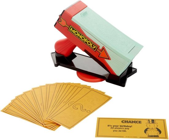 Thumbnail van een extra afbeelding van het spel Monopoly Cash Grab Game - Monopoly Geld Graaien