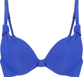 Hunkemöller Dames Badmode Push-up bikinitop Luxe Cup A - E  - Blauw - maat B75