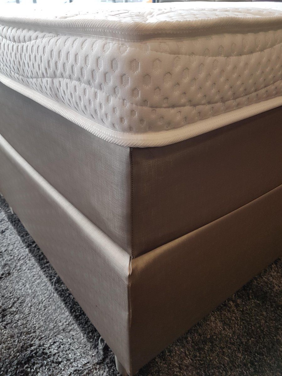 Split Topdekmatras - Splittopper 180x200 - 12 cm dik - Tencel hoes - HR55 Koudschuim