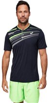 Asics Men Court Graphic Tennis Polo Shirt Heren - Maat S