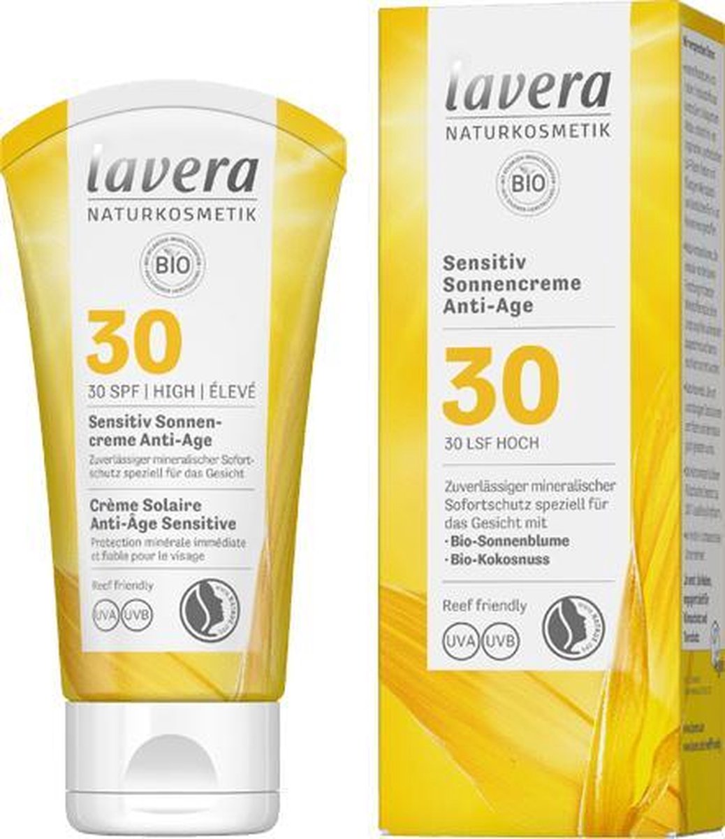 Lavera - Anti-Ageing Sensitive Sun Cream Spf 30 - Sunscreen
