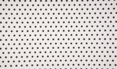 Boxmatras hoeslaken - wit met zwarte sterren - katoen - 95 x 75 x 6 cm