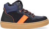 Koel4kids 03m012 Hoge sneakers - Leren Sneaker - Jongens - Blauw - Maat 34