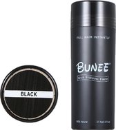Bunee Haarpoeder startpakket zwart - Haarvezels - Hair fibers - Black