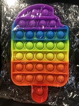 ORLINE Pop It - Fidget Toys - Ijsje - Anti Stress Speelgoed - Tik Tok game - Voor kinderen en Volwassenen