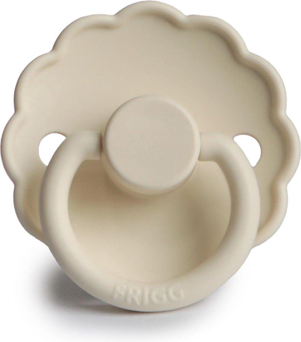 Goedkoopste FRIGG Fopspeen | Daisy - Bloemspeen | CREAM | Maat 1 - T1 Leeftijd 0-6 maanden