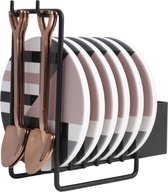 Sellswop - luxe onderzetters set van keramiek met 6 x onderzetter, 6 x theelepel & houder