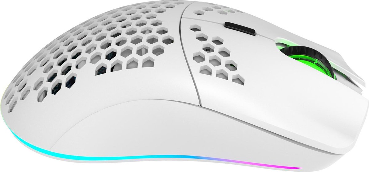 HXSJ G6 12800DPI 10 Boutons USB Wired Computer Ordinateur Souris Macro  Programmation de Jeu Souris Avec Lumière Rvb - Blanche