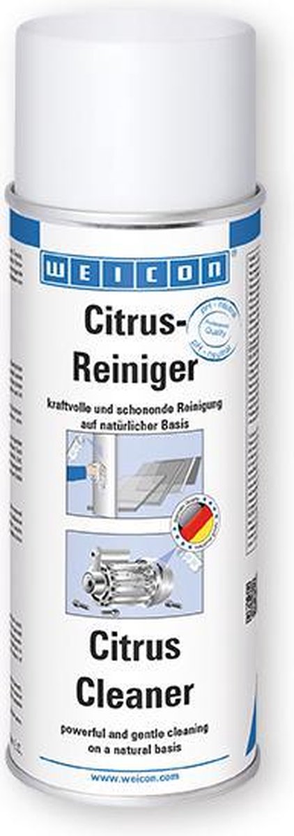 WEICON Citrusreiniger – 400 ml – universele reiniger, verwijdert vet, olie, vuil, smeermiddelen en lijmresten, citrusgeur