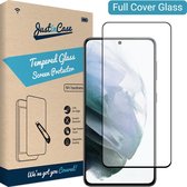 Samsung S21 FE Screenprotector - Full Cover - Gehard glas - Transparant - Just in Case