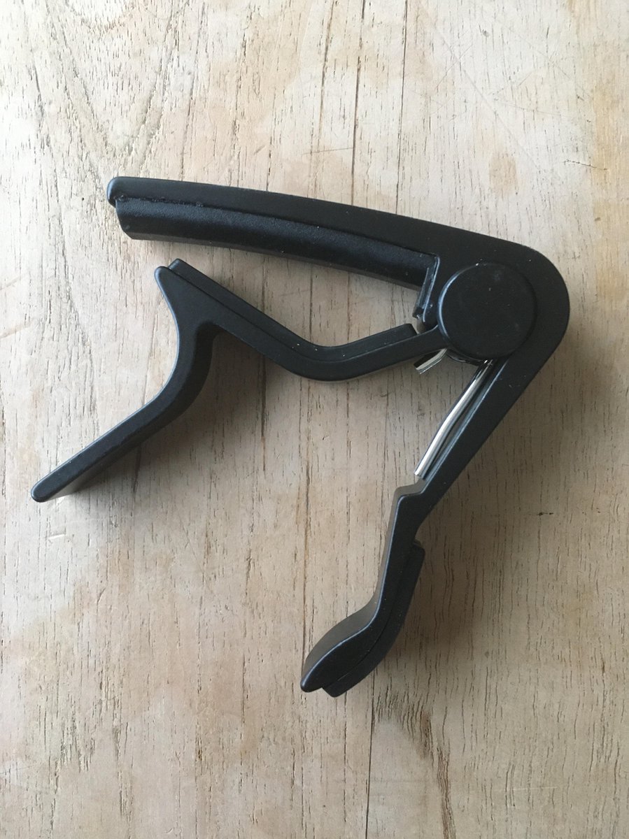 Serafs XY-05 Zwarte capo voor akoestische en elektrische gitaar, gitaarklem