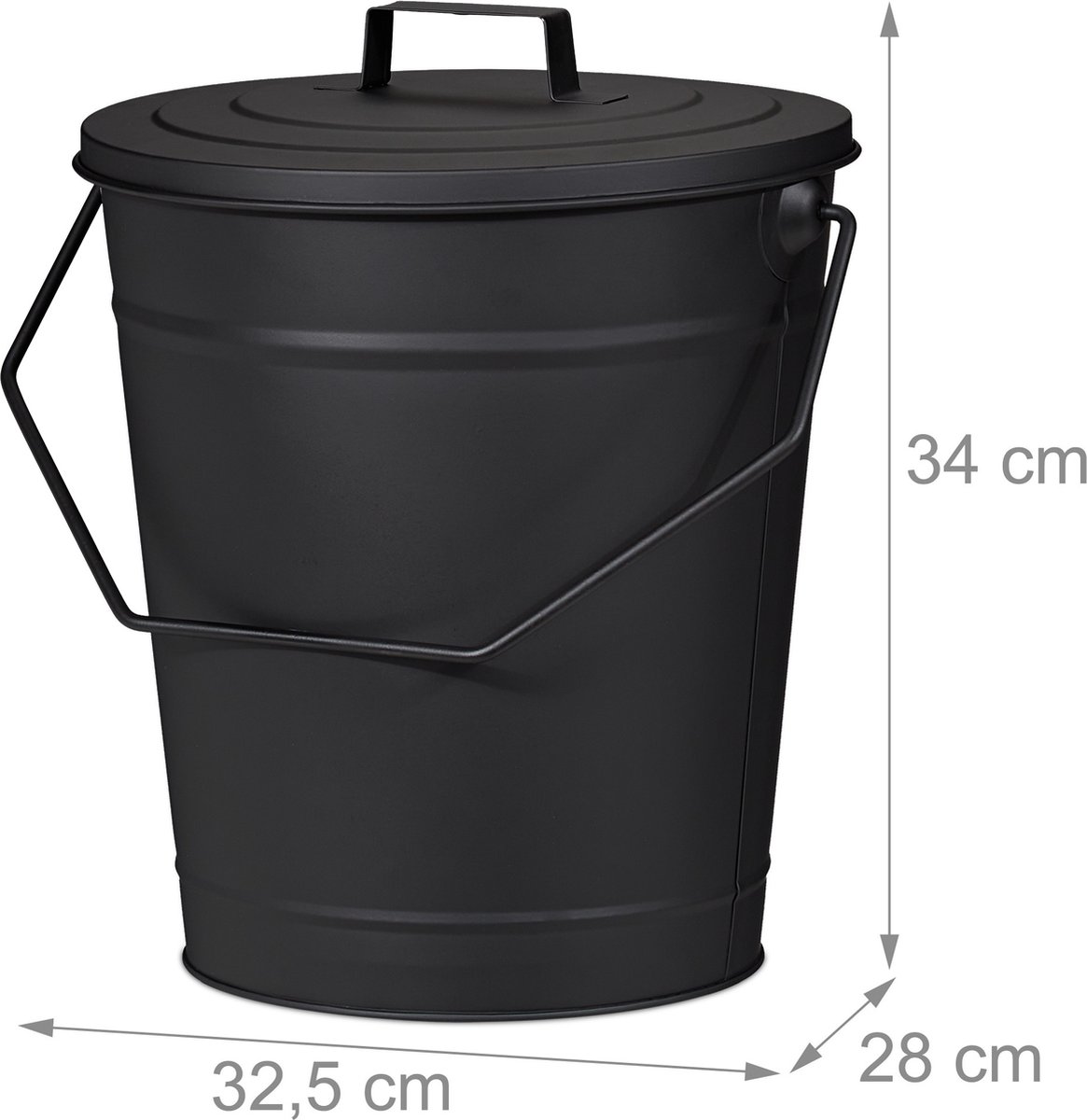 Asemmer met deksel 19 liter kopen