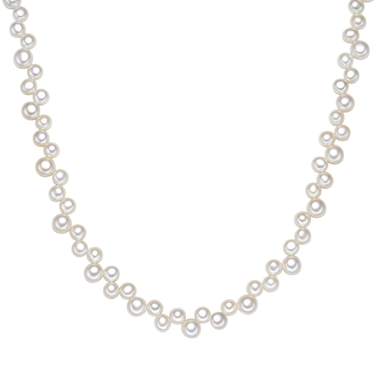 Valero Pearls Parel ketting Sterling zilver Gekweekte zoetwaterparels wit