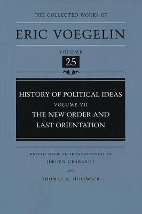 History of Political Ideas 9780826212146 Eric Voegelin Boeken