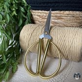 Hobbyschaar | Goud | 15,5 cm | Grote Handvaten | Veelzijdig | Verschillende Maten | Macramé Schaar | Schaar | Macramé | Scherpe Punt | Plantenhanger | Wandkleed | Dromenvanger | Ko