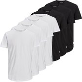 Jack & Jones T-shirt - Mannen - Wit - Zwart
