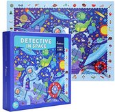 MiDeer Zoekpuzzel - Detective in de Ruimte - Legpuzzel met 42 grote en dikke puzzelstukjes - Puzzel inclusief vergrootglas - Kinderpuzzel