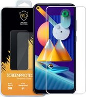 Samsung Galaxy M11 / A11 screenprotector - MobyDefend Case-Friendly Gehard Glas Screensaver - Screen Protector - Glasplaatje Geschikt Voor: Samsung Galaxy M11