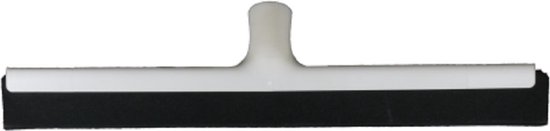 Vloertrekker Glasvezel met Zwart Rubber - 45 cm Lengte - Inclusief Steel 150 cm Glasvezel - Geschikt voor de voedingsnijverheid