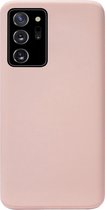 ADEL Premium Siliconen Back Cover Softcase Hoesje Geschikt voor Samsung Galaxy Note 20 - Lichtroze