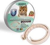 Vlooienband - katten - Creme - 100% natuurlijk - Geen pesticiden - vlooien en teken - Veilig voor mens en dier - Milieuvriendelijk