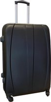Travelerz reiskoffer met wielen 95 liter - lichtgewicht - cijferslot - zwart (8986)