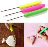 Fondant Decoratie Naald Pen - Garneergerei - Boetseer fondant - Shaping tool 1 stuks