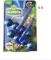 4 ALVESTA WC HANGER DEN GEUR MET  BLEU WATER VERPAKT PER 2