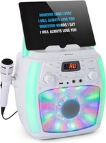 auna StarMaker Plus Karaokemachine - Karaokeset - Bluetooth / USB - CD speler - Led-lichtshow - microfoon - RCA