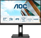 AOC U27P2CA computer monitor 68,6 cm (27") 3840 x 2160 Pixels 4K Ultra HD LED Zwart