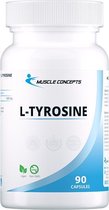 L-Tyrosine | Muscle Concepts - Aminozuur supplement - 90 capsules