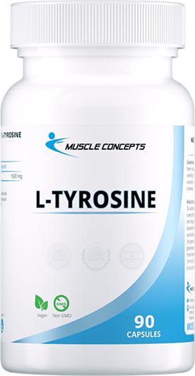 Goedkoopste L-Tyrosine - Aminozuur supplement - 90 capsules | Muscle Concepts