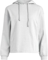 Vila Trui Virustie Sweat Hoodie Top - Noos 14071258 Light Grey Melange Dames Maat - XXL