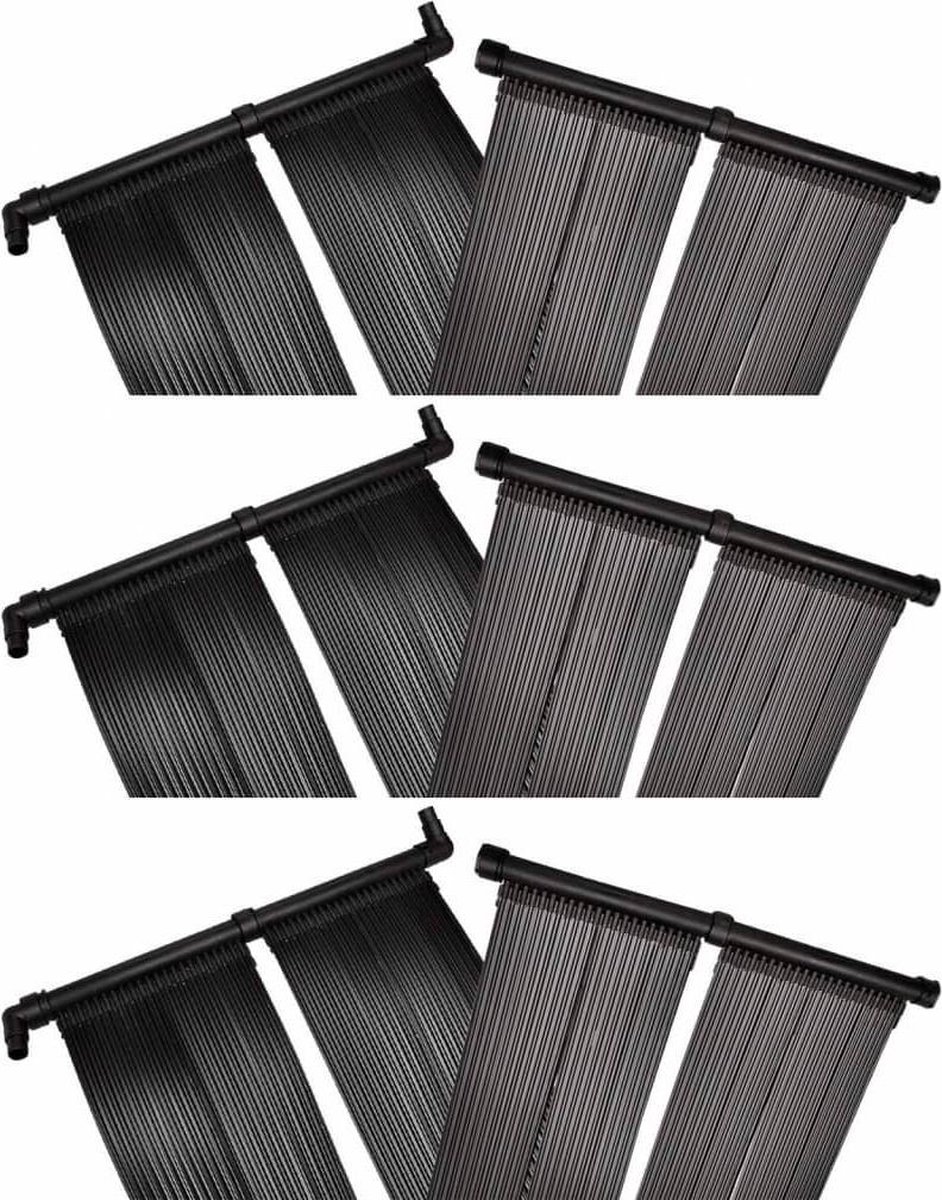 vidaXL Solarverwarming Paneel – Solarverwarming Panelen – Solar Paneel Verwarming – Solar Paneel Verwarmingen – Solarverwarmingspanelen voor zwembad 6 st 80×620 cm vidaXL Solarverwarming Paneel – Solarverwarming Panelen – Solar Paneel Verwarming – Solar Paneel Verwarmingen – Solarverwarmingspanelen voor zwembad 6 st 80×620 cm